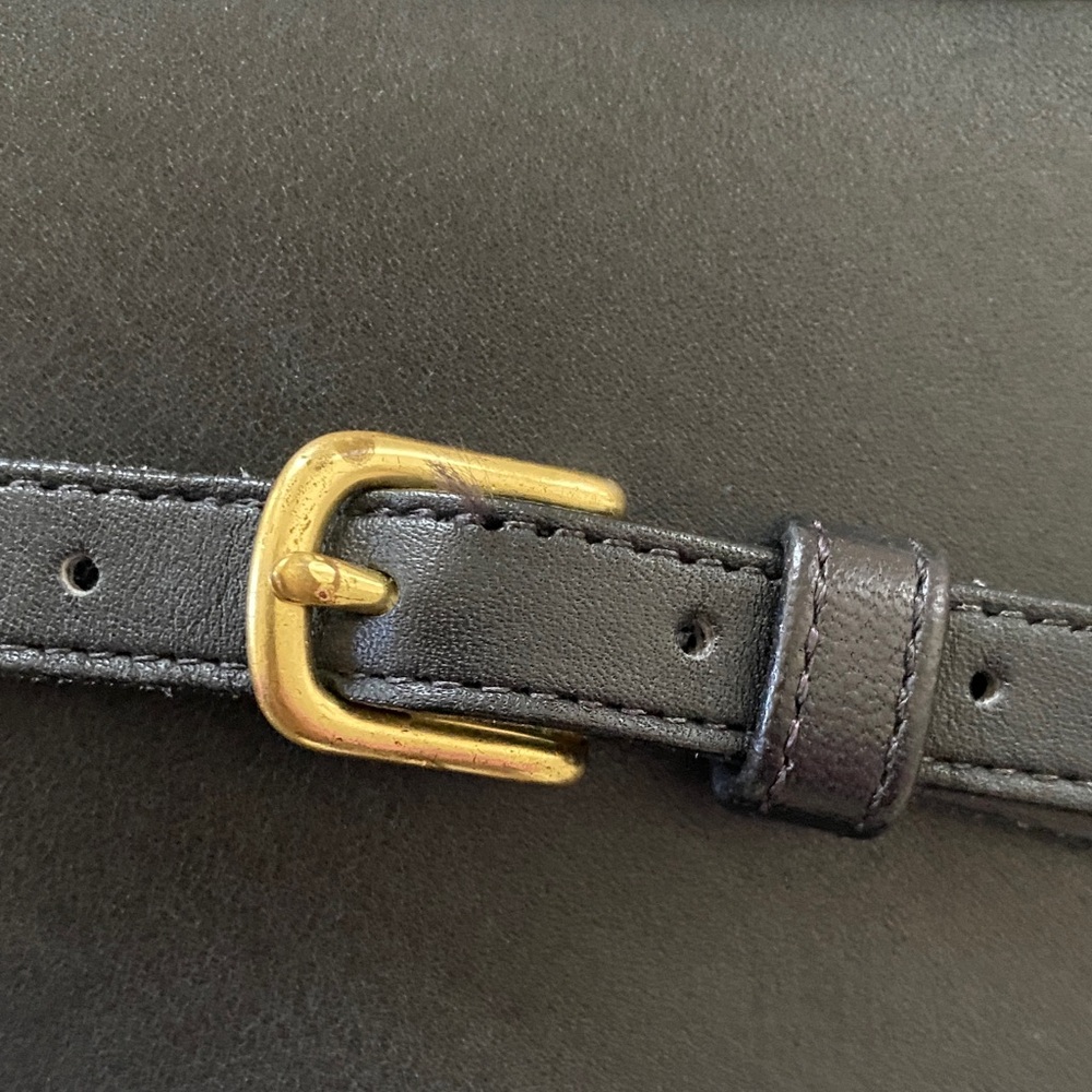 Coach Black Penny Crossbody Bag Vintage - Picture 9 of 9